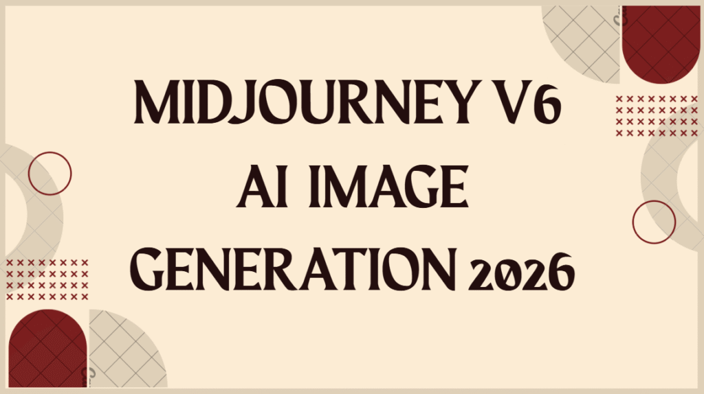 Midjourney v6 AI image generation 2026
